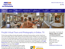 Tablet Screenshot of pro360virtualtours.com